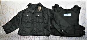 1/6 ERTL [ police jacket + bulletproof jacket America Police ] Junk Roo z figure doll custom for 