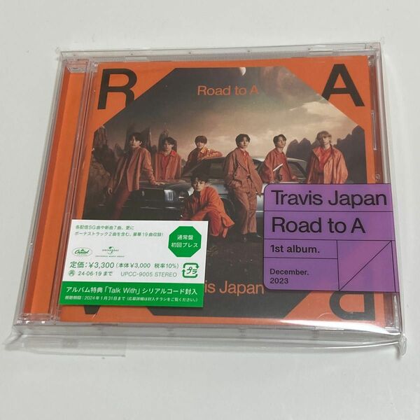 Travis Japan 通常盤 初回プレス 特典なし