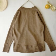 グリーンレーベルリラクシング　Vネック　長袖ニット　ウール　カシミヤ　ユナイテッドアローズ　セーター　美品_画像2