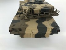 #69/CH019★東京マルイ RCバトルタンクシリーズ 1/24 アメリカ軍主力戦車 M1A2 エイブラムス砂漠迷彩仕様 ジャンク_画像7