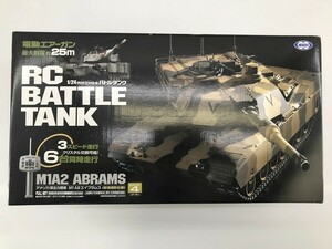 #69/CH019★東京マルイ RCバトルタンクシリーズ 1/24 アメリカ軍主力戦車 M1A2 エイブラムス砂漠迷彩仕様 ジャンク