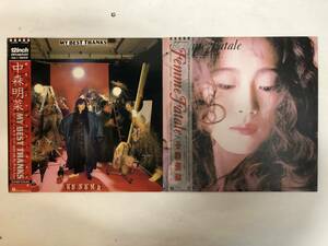 40204S 帯付12inch LP★中森明菜 ２点セット★MY BEST THANKS/Femme Fatale★L-4101/L-12653