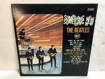 40218S 赤盤 12inch LP★ビートルズ/THE BEATLES/SOMETHING NEW★AP-80033_画像1