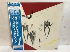 40219S 帯付12inch LP★マンハッタン・トランスファー/THE MANHATTAN TRANSFER/EXTENSIONS★P-10772A