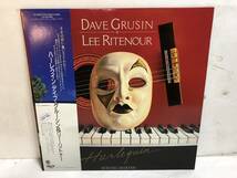 40225S 帯付12inch LP★デイブ・グルーシン/リー・リトナー/DAVE GRUSIN & LEE RITENOUR/HARLEQUIN★VIJ-28045_画像1