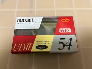 maxell UDⅡ 54ハイポジション カセットテープ