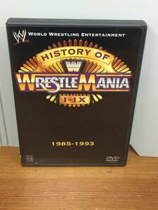 DVD　ヒストリー・オブ・レッスルマニア　WWE History of Wrestlemania　1985-1993　J10-2401