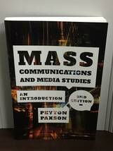  洋書　マスコミュニケーションとメディア研究：入門　Mass Communications and Media Studies: An Introduction　F42401　_画像1