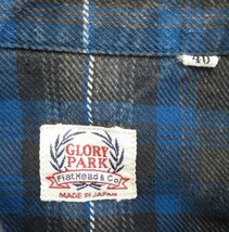 6T4508■フラットヘッド GLORY PARK チェックネルシャツ THE FLATHEAD_画像3