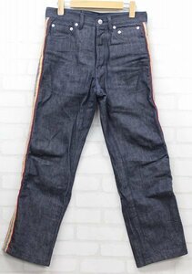 2P1997■TheSoloIst sp.0001SS19 6 pocket jean. w■side tape ソロイスト サイドテープ6ポケットデニム