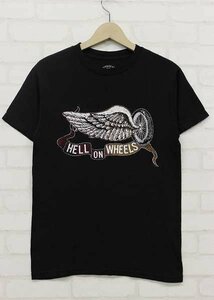 2T0180【クリックポスト対応】テンダーロイン 12ss T-TEE2 HELL ON WHEELS 半袖Tシャツ S