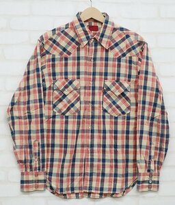 5T1114■リーバイスレッドタブ チェックウエスタンシャツ Levi’s RED TAB