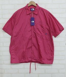 5T3202■未使用品 ノースフェイスパープルレーベル ナイロンリップス トップハーフスリーブシャツ NT3017N THE NORTH FACE PURPLE LABEL