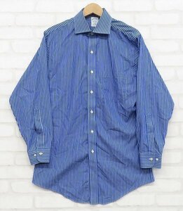 5T8773■ブルックスブラザーズ 長袖スリムフィットストライプシャツ BROOKS BROTHERS