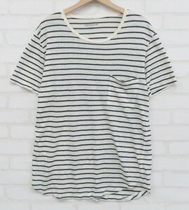 5T9371【クリックポスト対応】 nonnative NN-C2510 DWELLER SS TEE C■L BORDER JERSEY ノンネイティブ 半袖 Tシャツ