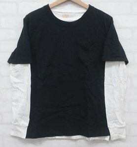 6T4290■Sanca 長袖レイヤードTシャツ サンカ