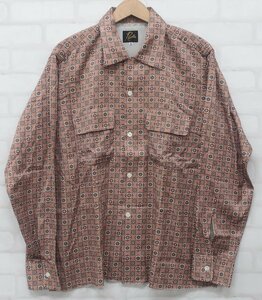 6T3851■NEEDLES 19SS Cut-Off Bottom Classic Shirt EJ056 ニードルス カットオフボトムクラシックシャツ 長袖オープンカラーシャツ