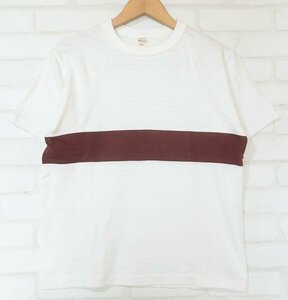 5T1504o【クリックポスト対応】 ウエアハウス 4601 3インチラインプリント 半袖Tシャツ WAREHOUSE 3 INCH LINE PRINT