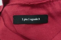 5T6826【クリックポスト対応】1piu1uguale3 KOHARU (SILK) L■S V-NECK シルクニット セーター_画像3