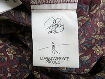 5T9026■未使用品 Haco! LOVE&PEACE PROJECT スザンヌコラボ 小花柄ハイネックティアードロングワンピース ハコ フェリシモ_画像3