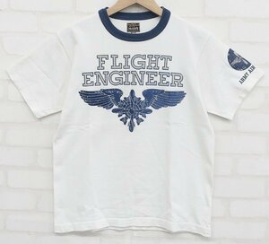 6T7697【クリックポスト対応】 リアルマッコイズ FLIGHT ENGINEER 半袖Tシャツ THE REAL McCOY'S