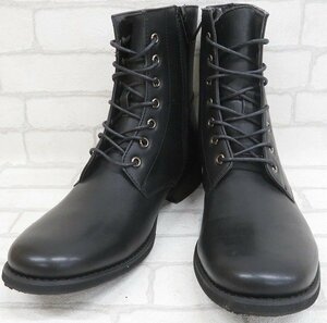 2S6897# unused goods stereo fano Rossi B957 side Zip race up boots stefano rossi