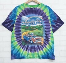 5T7691【クリックポスト対応】 グレイトフルデッド 半袖タイダイTシャツ SUNDOGボディ GRATEFUL DEAD_画像1