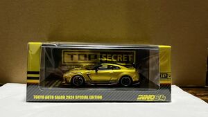 Inno model 1/64 東京オートサロン 会場 限定 日産 R35 GTR 金 トップシークレット TOP SECRET Inno64 ニスモ nismo スモーキー永田 GT-R