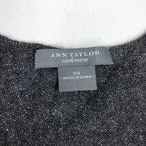 ANN TAYLOR アンテイラー　カシミヤニット　ニットセーター　Vネック　ラメ　レディース　XSサイズ　32-31a_画像4