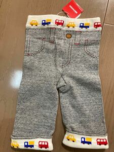 ミキハウス　パンツ 90 新品　くるま柄　タグ付き　MIKIHOUSE