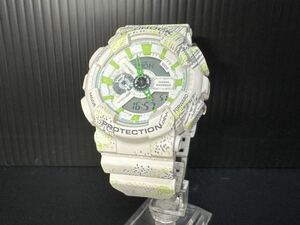 ◯ CASIO カシオ G-SHOCK G-ショック MIST TEXTURE ミストテクスチャー メンズ GA-110TX-7A ホワイト アナデジ