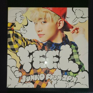 韓流 2PM JUNHO ジュノ FEEL 完全生産限定盤 LPサイズ盤 CD リパッケージ LP ずっと Next to you シングル