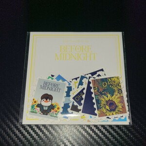 切手型ステッカーセット JUNHO BeforeMidnight ファンコン グッズ ペンペン LEEJUNHO