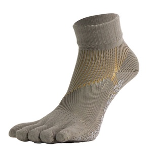 i Ida socks Athlete round Pro type FF Runtage khaki 25-27cm 5 fingers Golf socks short IF39