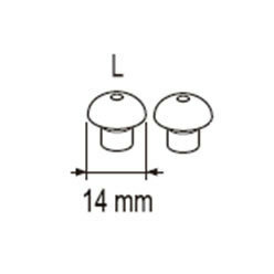 オムロン/OMRON イヤメイト用耳せん L AK-EACP-L 入数：2個入