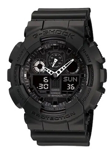 カシオ/CASIO 腕時計 G-SHOCK GA-100シリーズ 【国内正規品】 GA-100-1A1JF