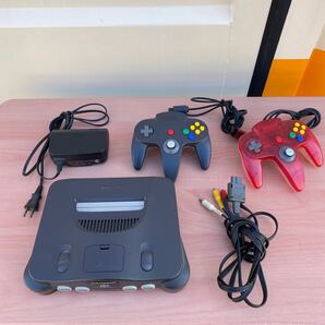 NINTENDO 64 本体NUS-001他コントローラー 中古品 の画像1