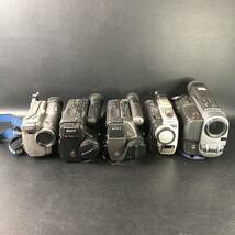SONYソニー ビデオカメラ ハンディカム ５台まとめて　CCD-TR1 / CCD-TR75 / CCD-TR55 / DCR-TRV9 / CCD-TR90　動作不明　現状品_画像1