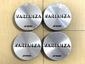 WORK ワーク VARIANZA ヴァリアンツァ センターキャップ 中古 4個 ポリッシュ