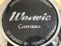 MONZA JAPAN モンツァ Warwic ワーウィック Carozza センターキャップ 中古 4個_画像2