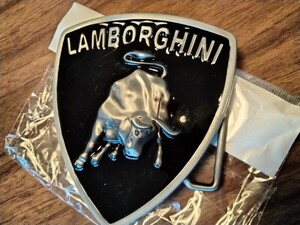 Lamborghini ベルトバックル 新品 ランボルギーニ バックル カウンタック ミウラ スーパーカー スポーツカー 