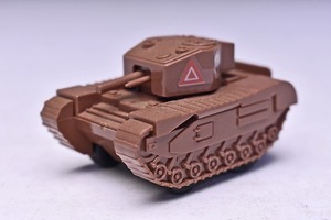 【コンバット チョロＱ】13★CHURCHILL★BRITISH TANK★NO.C-12★ブラウン★イギリス軍★TAKARA★タカラ★