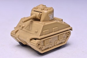 【コンバット チョロＱ】39★M-4 SHERMAN U.S TANK★NO.C-10★サンドブラウン★アメリカ軍★当時物★TAKARA★タカラ★