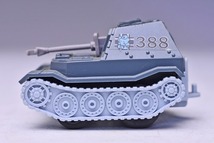 【コンバット チョロＱ】42★ELEFANT GERMAN TANK★NO.C-24★グレーｘスカイブルー★ドイツ軍★当時物★TAKARA★タカラ★_画像3