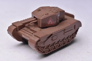 【コンバット チョロＱ】62★CHURCHILL BRITISH TANK★NO.C-12★ブラウン★イギリス軍★1980年代物★TAKARA★タカラ★