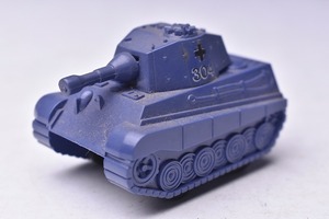 【コンバット チョロＱ】70★KING-TIGER GERMAN TANK★NO.C-14★ダークブルー★ドイツ軍★1980年代物★TAKARA★タカラ★