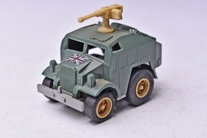 【コンバット チョロＱ】78★BRITISH QUAD GUN TRACTOR★NO.C-04★グリーン★イギリス軍★1980年代物★TAKARA★タカラ★