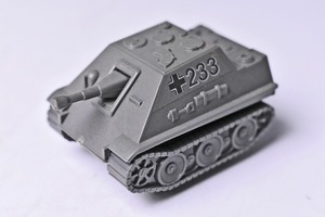 【コンバット チョロＱ】123★JAGD PANTHER GERMAN TANK★NO.C-15★グレー★ドイツ軍★1980年代物★TAKARA★タカラ★