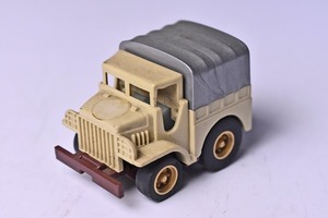 【コンバット チョロＱ】157★U.S.GMC TRUCK★NO.C-03★サンドブラウンｘグレー★連合軍★1980年代物★TAKARA★タカラ★