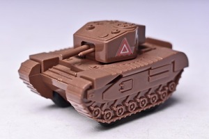 【コンバット チョロＱ】201★CHURCHILL BRITISH TANK★NO.C-12★ブラウン★イギリス連邦軍★1980年代物★TAKARA★タカラ★絶版★